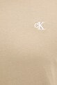 Bavlnené tričko Calvin Klein Jeans J30J327473 béžová