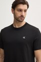 Îmbrăcăminte Calvin Klein Jeans tricou din bumbac J30J327473 negru