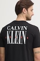 Bavlnené tričko Calvin Klein Jeans čierna J30J327473
