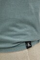 Bavlnené tričko Calvin Klein Jeans J30J327267 zelená