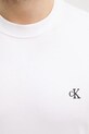 Bavlněné tričko Calvin Klein Jeans LV040HM229 bílá