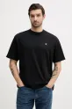 Calvin Klein Jeans t-shirt bawełniany bawełna czarny LV040HM229