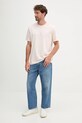Calvin Klein Jeans t-shirt LV04RB007G beżowy SS25