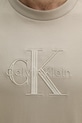 Хлопковая футболка Calvin Klein Jeans бежевый LV04RB295G