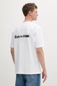 Calvin Klein Jeans tricou din bumbac print alb LV04RAB812