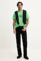 Karl Lagerfeld Jeans t-shirt bawełniany A2M17041 zielony SS25