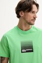 Karl Lagerfeld Jeans tricou din bumbac verde A2M17041