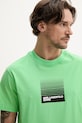 Karl Lagerfeld Jeans t-shirt bawełniany zielony A2M17041