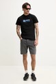 Karl Lagerfeld Jeans tricou A2M17074 negru SS25