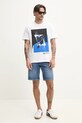Karl Lagerfeld Jeans t-shirt bawełniany A2M17036 biały SS25
