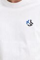 Bavlnené tričko Karl Lagerfeld Jeans biela A2M17050