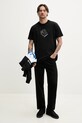 Бавовняна футболка Karl Lagerfeld Jeans A2M17073 чорний SS25
