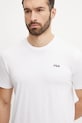 Fila tricou din bumbac Laas alb FAM0874
