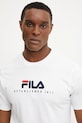 Îmbrăcăminte Fila tricou din bumbac Brill FAU0200 alb