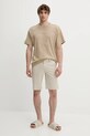G-Star tricou din bumbac D25964.C756 bej SS25