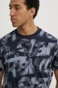 G-Star Raw t-shirt bawełniany D26290.C338 granatowy SS25