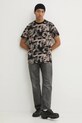 G-Star tricou din bumbac D26290.C338 negru SS25