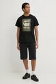 G-Star tricou din bumbac D26478.C336 negru SS25