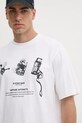 G-Star tricou din bumbac alb D25978.C336