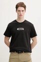 G-Star tricou din bumbac print negru D25967.C812