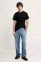 G-Star tricou din bumbac D25974.C812 negru SS25