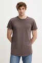 Îmbrăcăminte G-Star tricou din bumbac D25971.2653 maro