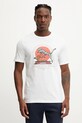 Puma tricou din bumbac print alb 629634