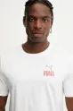 Puma t-shirt bawełniany biały 629697