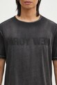 Helmut Lang t-shirt New York Tee.Garment czarny O10HM508