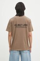 Abbigliamento Helmut Lang t-shirt in cotone Pstcard T Grnwch.Mal O10HM515 marrone
