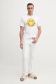 PS Paul Smith tricou din bumbac M2R.011R.PP5133 alb SS25