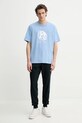 PS Paul Smith tricou din bumbac M2R.204Z.PP4817 albastru SS25