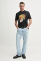 PS Paul Smith tricou din bumbac M2R.220X.PP5119 negru SS25