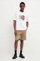 PS Paul Smith tricou din bumbac M2R.220X.PP5122 alb SS25