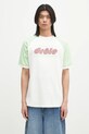 Drôle de Monsieur t-shirt bawełniany Le T-Shirt Drule Tennis wzorzyste biały G.TS247.CO002.OW
