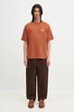 Drôle de Monsieur t-shirt in cotone Le T-Shirt Slogan G.TS203.CO002.RT arancione