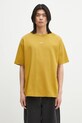 Drôle de Monsieur tricou din bumbac Le T-Shirt Slogan Classique uni verde G.TS202.CO002.MS