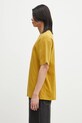 Drôle de Monsieur tricou din bumbac Le T-Shirt Slogan Classique G.TS202.CO002.MS verde SS25