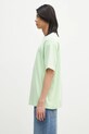 Drôle de Monsieur t-shirt bawełniany Le T-Shirt Slogan Classique G.TS202.CO002.LGN zielony SS25
