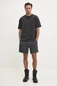 Hollister Co. t-shirt bawełniany KI324.5056.901 szary SS25