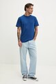 Tričko Hollister Co. KI324.5136.200 námořnická modř SS25