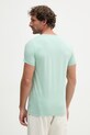 Odzież Tommy Hilfiger T-shirt basic męski bawełniany z elastanem MW0MW10800. turkusowy