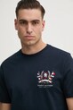 Бавовняна футболка Tommy Hilfiger темно-синій MW0MW38612