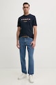 Tommy Hilfiger t-shirt in cotone MW0MW38616 blu navy SS25