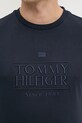 Pamučna majica Tommy Hilfiger MW0MW38620 mornarsko plava