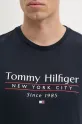 Tommy Hilfiger tricou din bumbac MW0MW38621 bleumarin