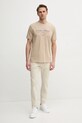Tommy Hilfiger tricou din bumbac MW0MW38621 bej SS25