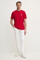 Бавовняна футболка Tommy Hilfiger MW0MW38622 червоний SS25