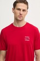 Бавовняна футболка Tommy Hilfiger червоний MW0MW38622