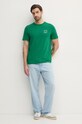 Tommy Hilfiger tricou din bumbac MW0MW38622 verde SS25